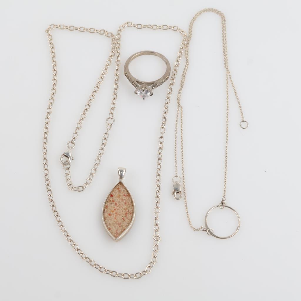 Sterling Silver Jewelry, 4 Pieces