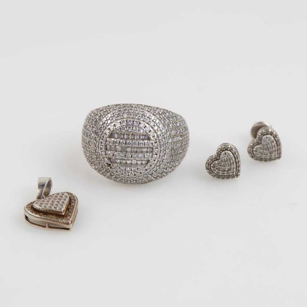 Sterling Silver Jewelry, 4 Pieces