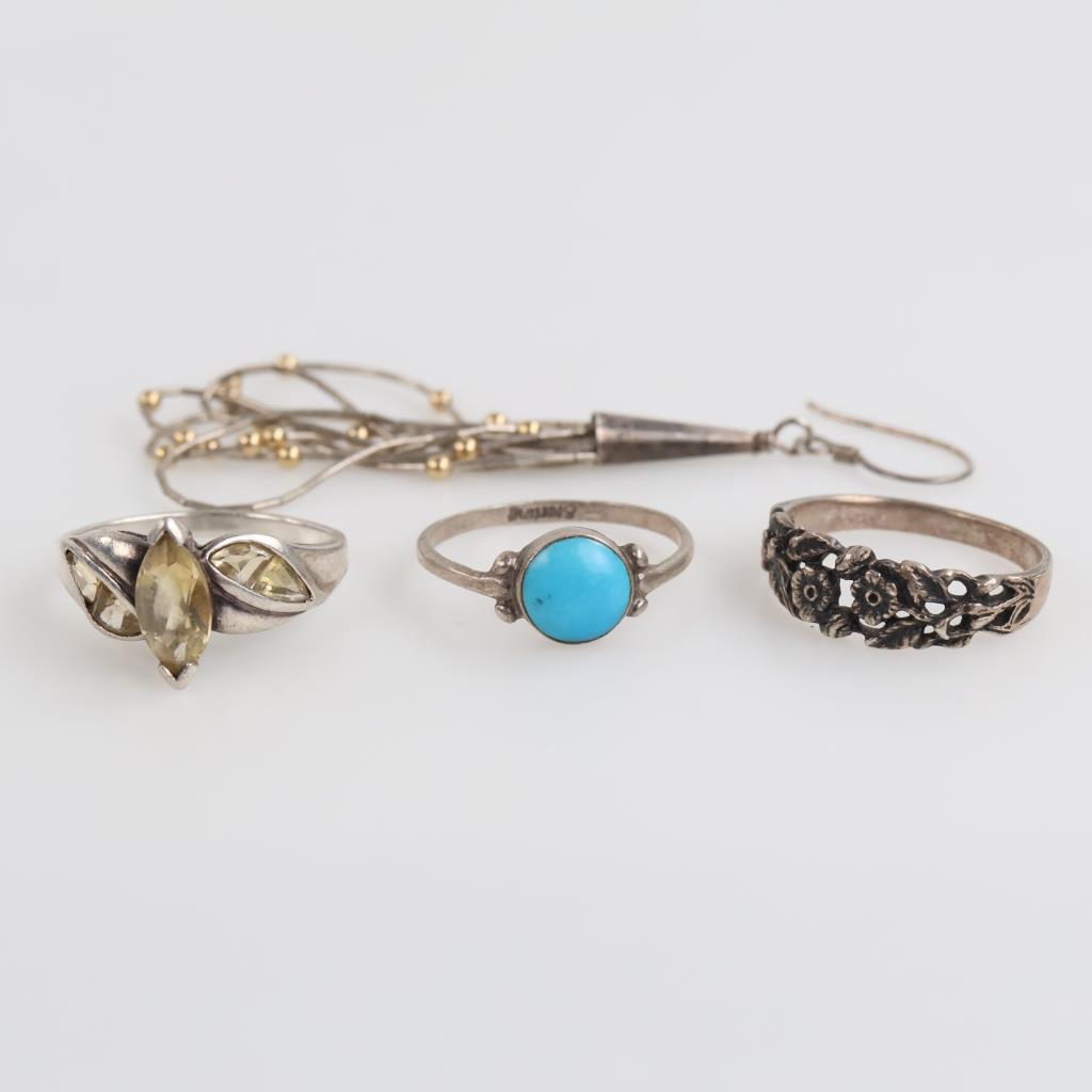 Sterling Silver Jewelry, 4 Pieces