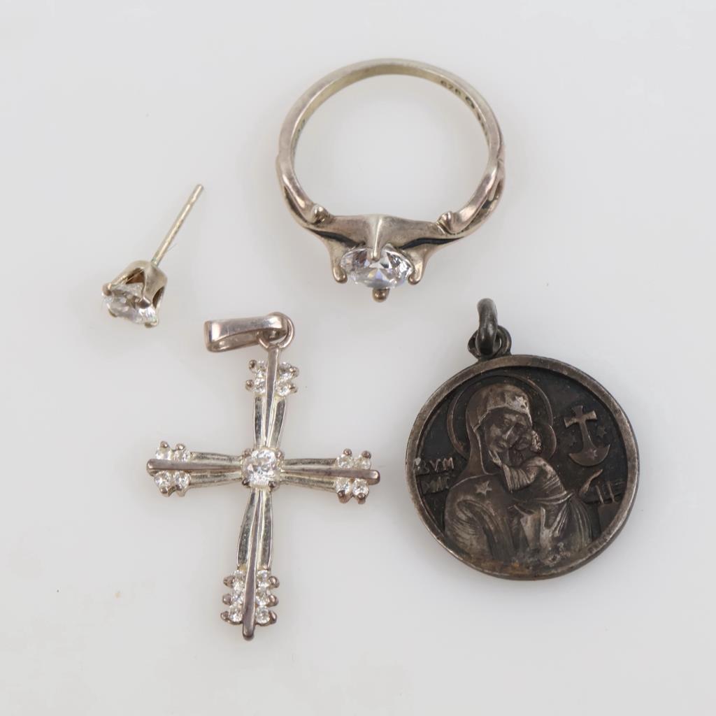 Sterling Silver Jewelry, 4 Pieces