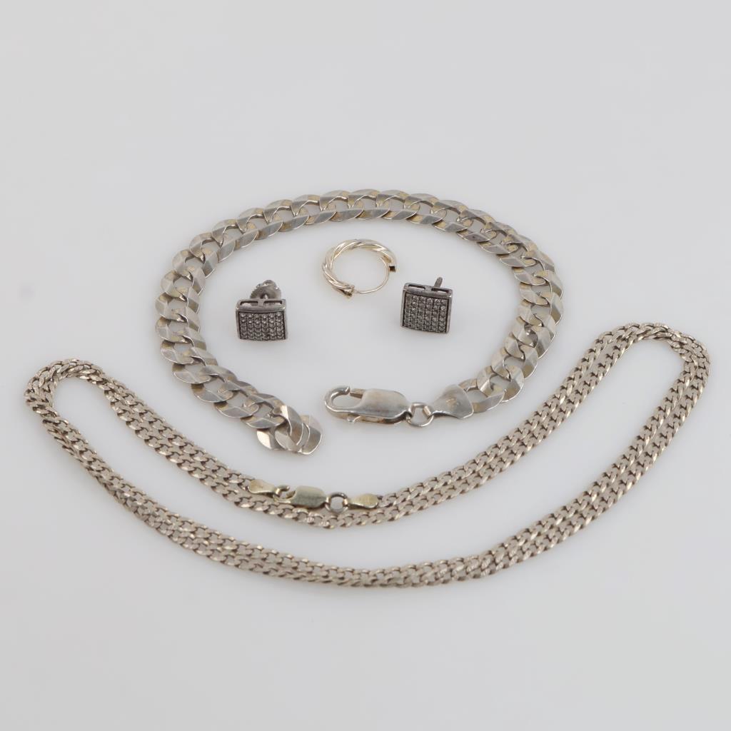 Sterling Silver Jewelry, 5 Pieces