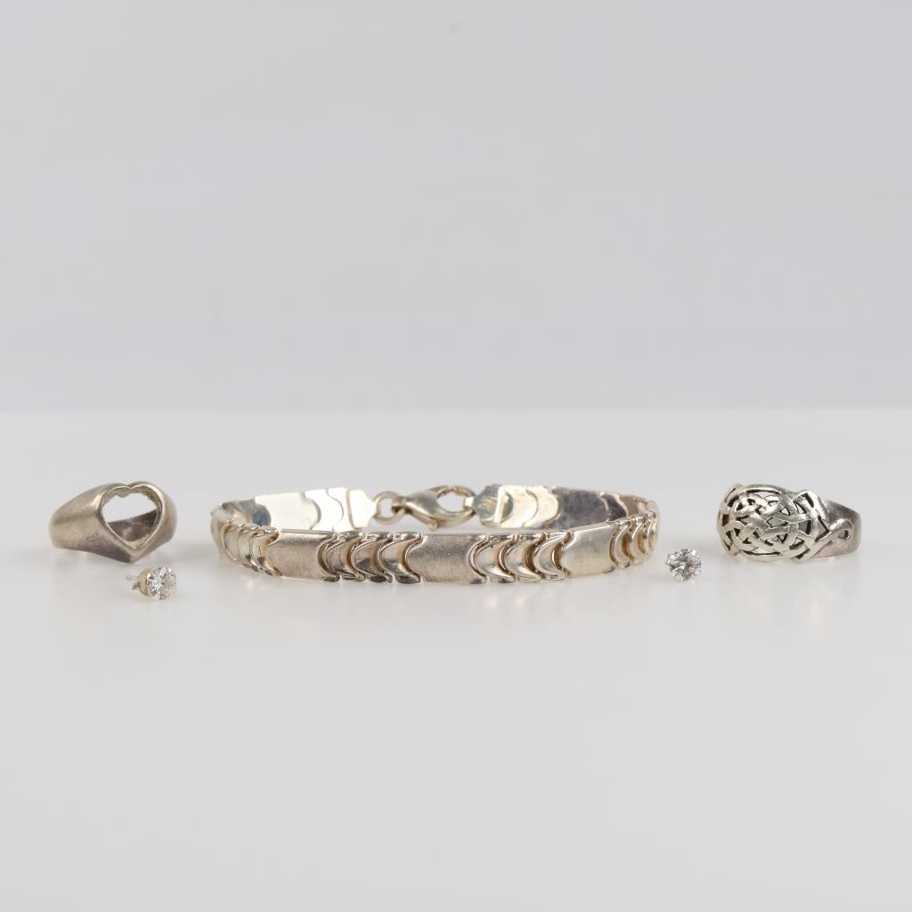 Sterling Silver Jewelry, 5 Pieces