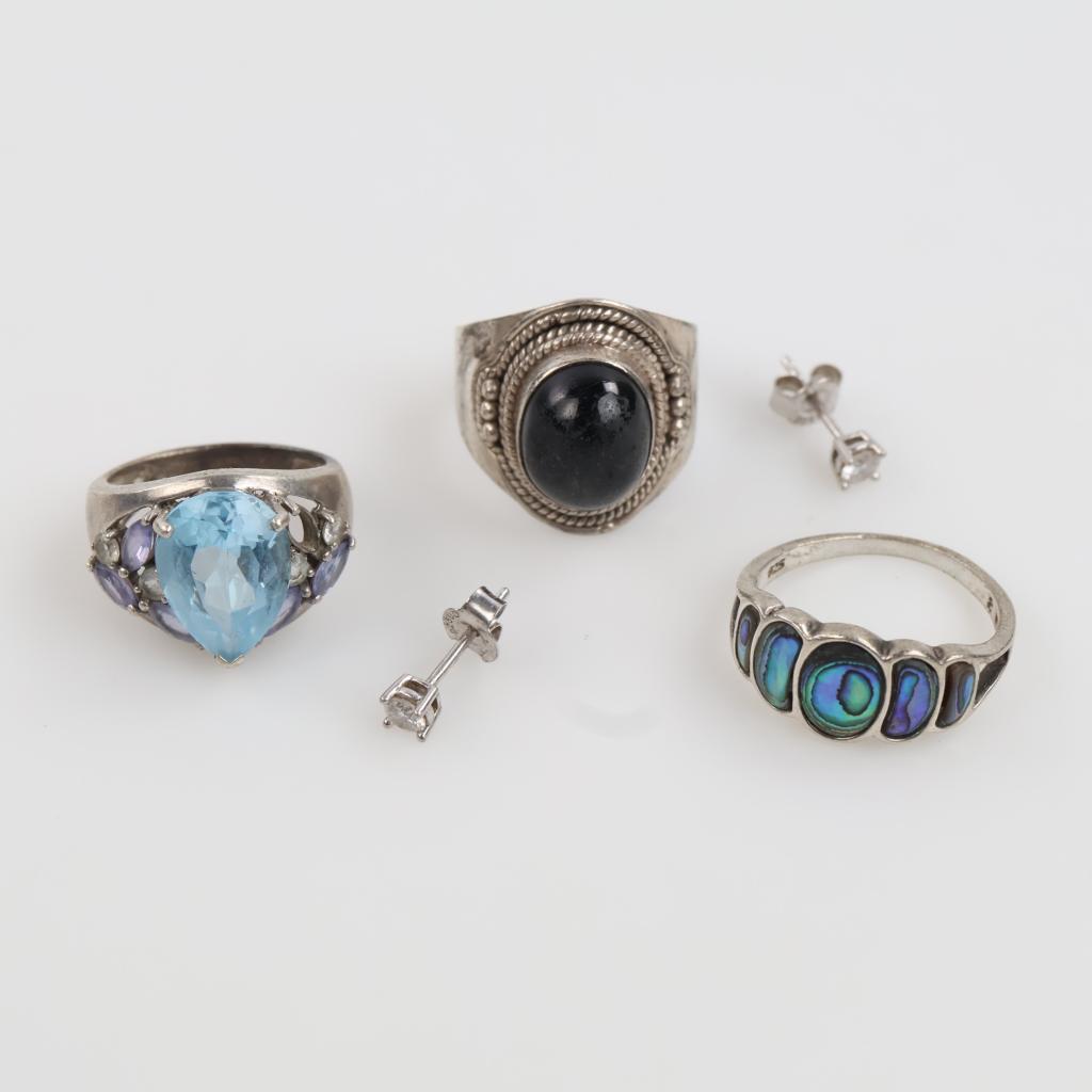 Sterling Silver Jewelry, 5 Pieces