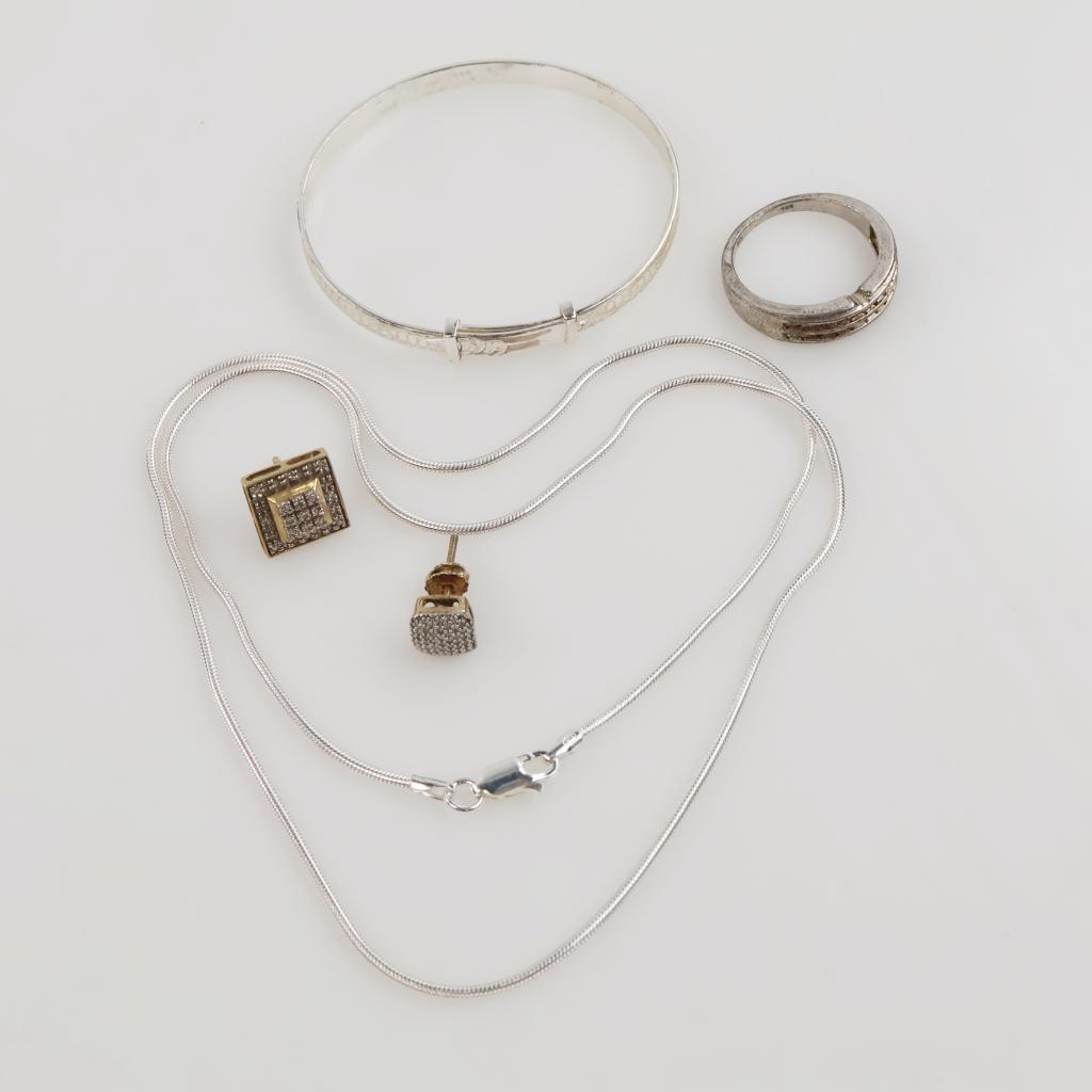 Sterling Silver Jewelry, 5 Pieces