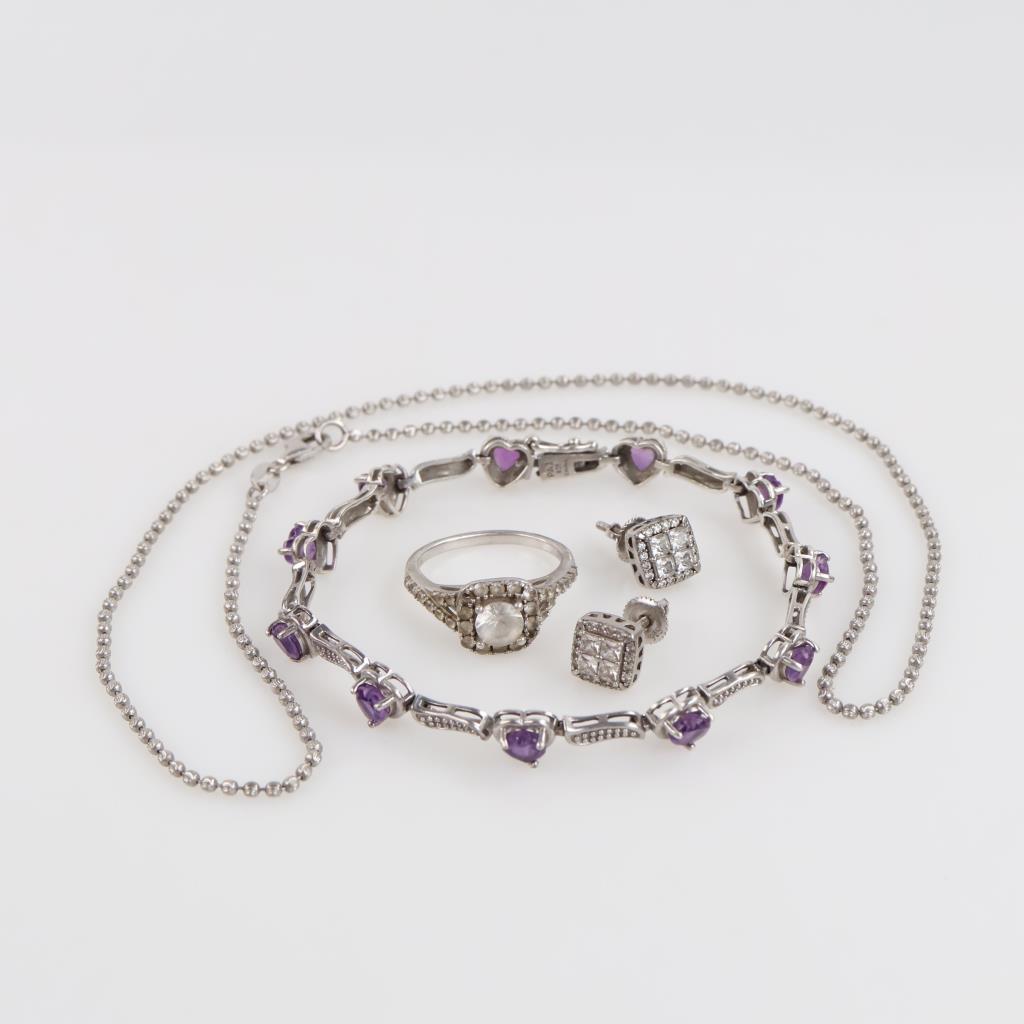 Sterling Silver Jewelry, 5 Pieces