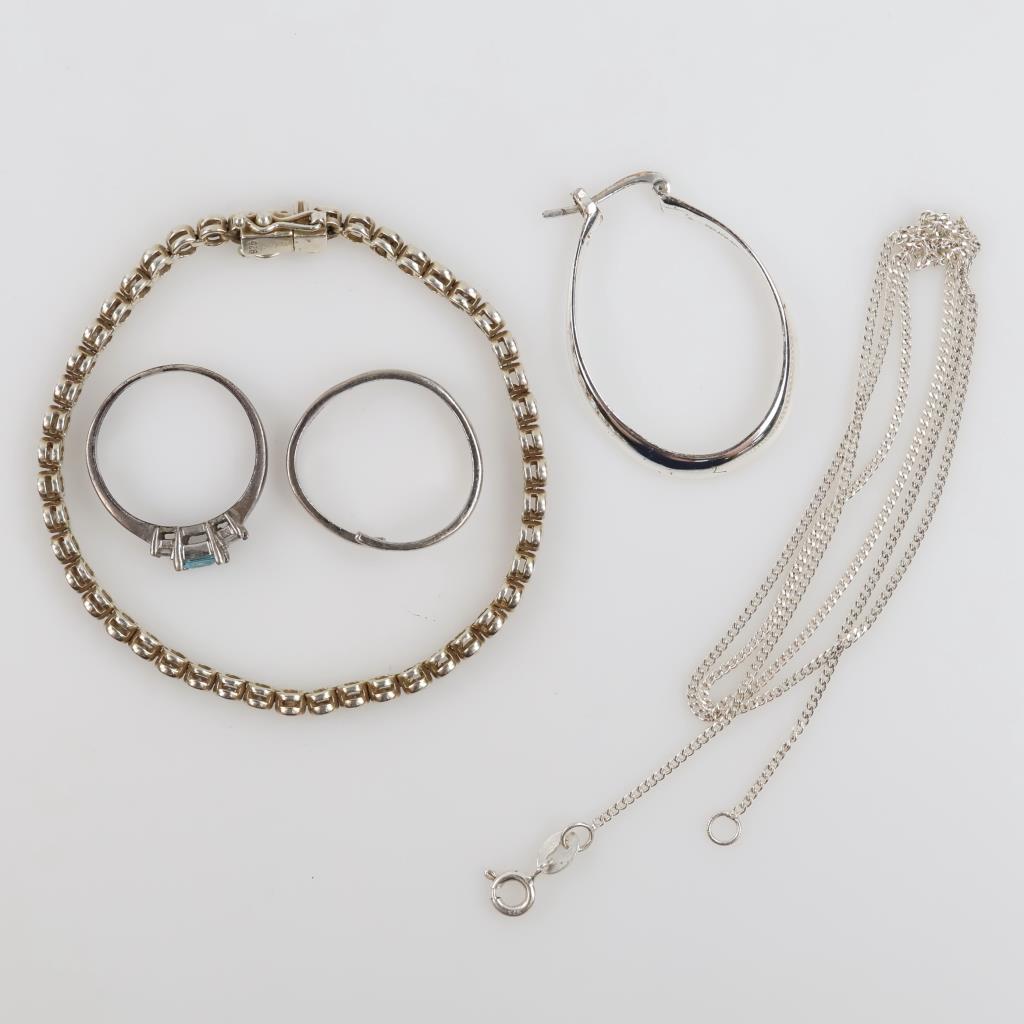 Sterling Silver Jewelry, 5 Pieces