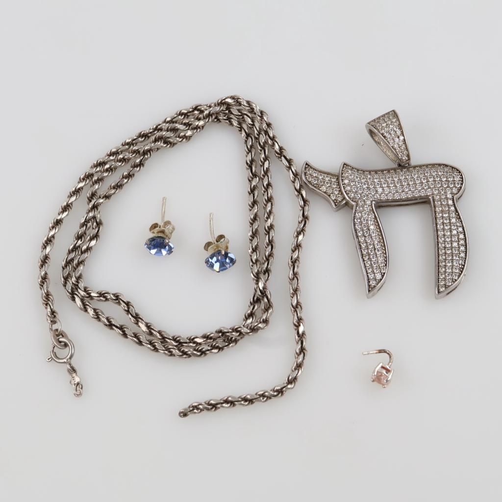 Sterling Silver Jewelry, 5 Pieces
