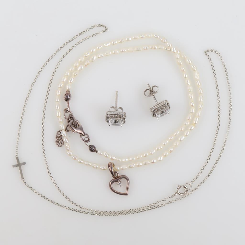 Sterling Silver Jewelry, 5 Pieces