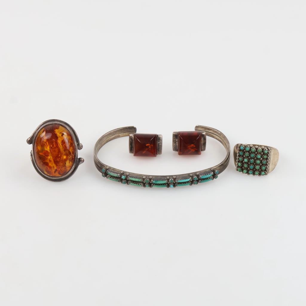 Sterling Silver Jewelry, 5 Pieces