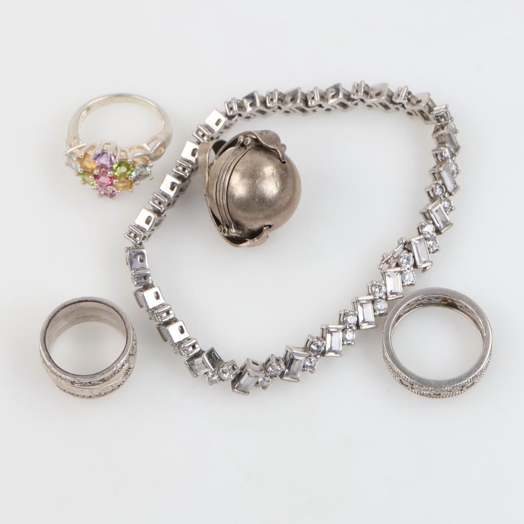 Sterling Silver Jewelry, 5 Pieces