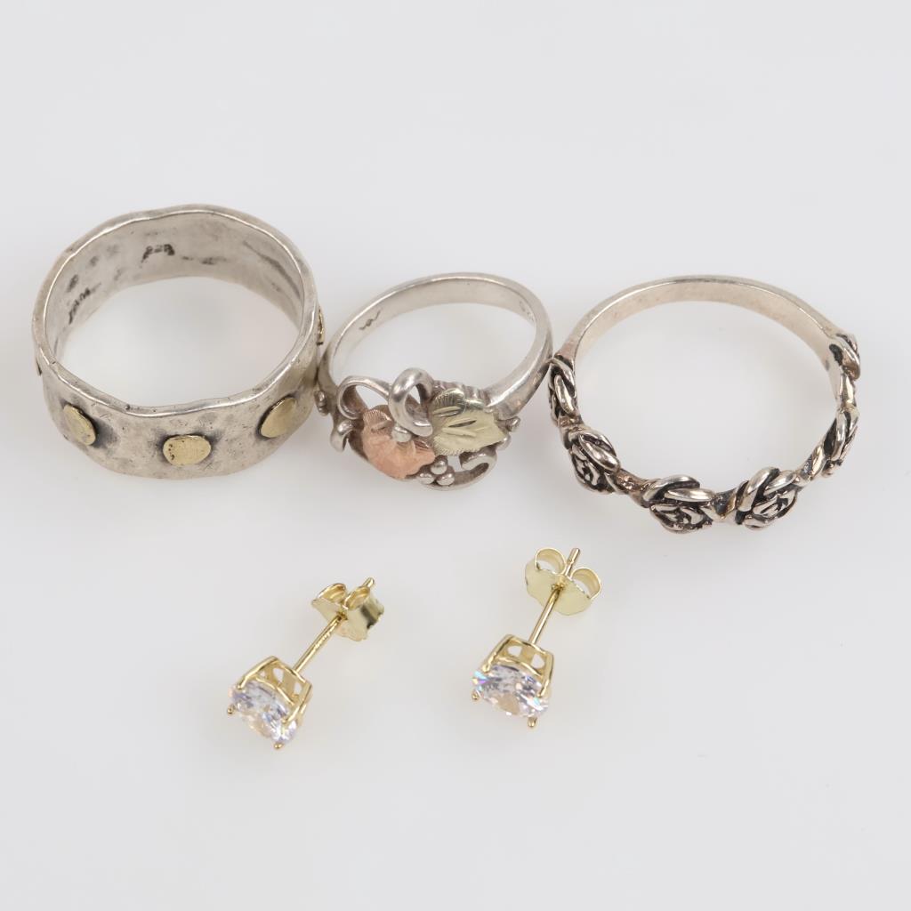 Sterling Silver Jewelry, 5 Pieces
