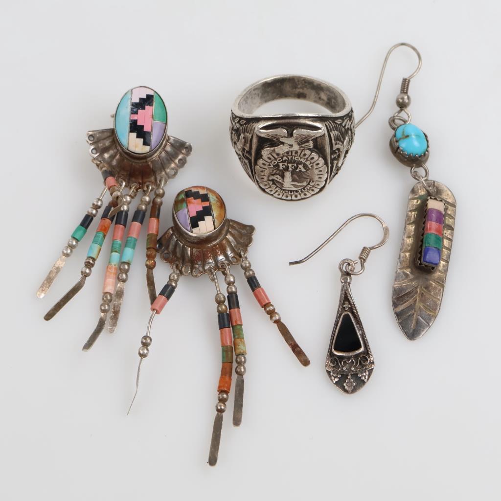 Sterling Silver Jewelry, 5 Pieces
