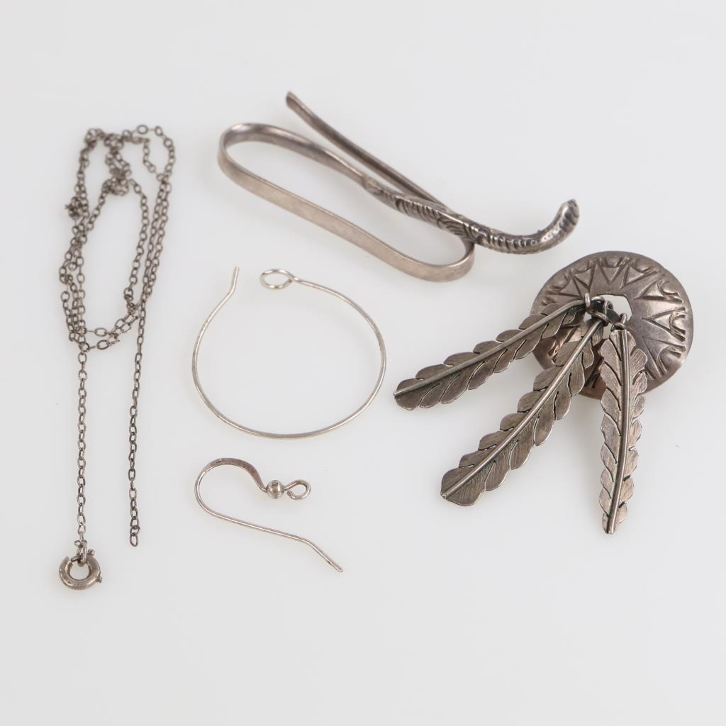 Sterling Silver Jewelry, 5 Pieces