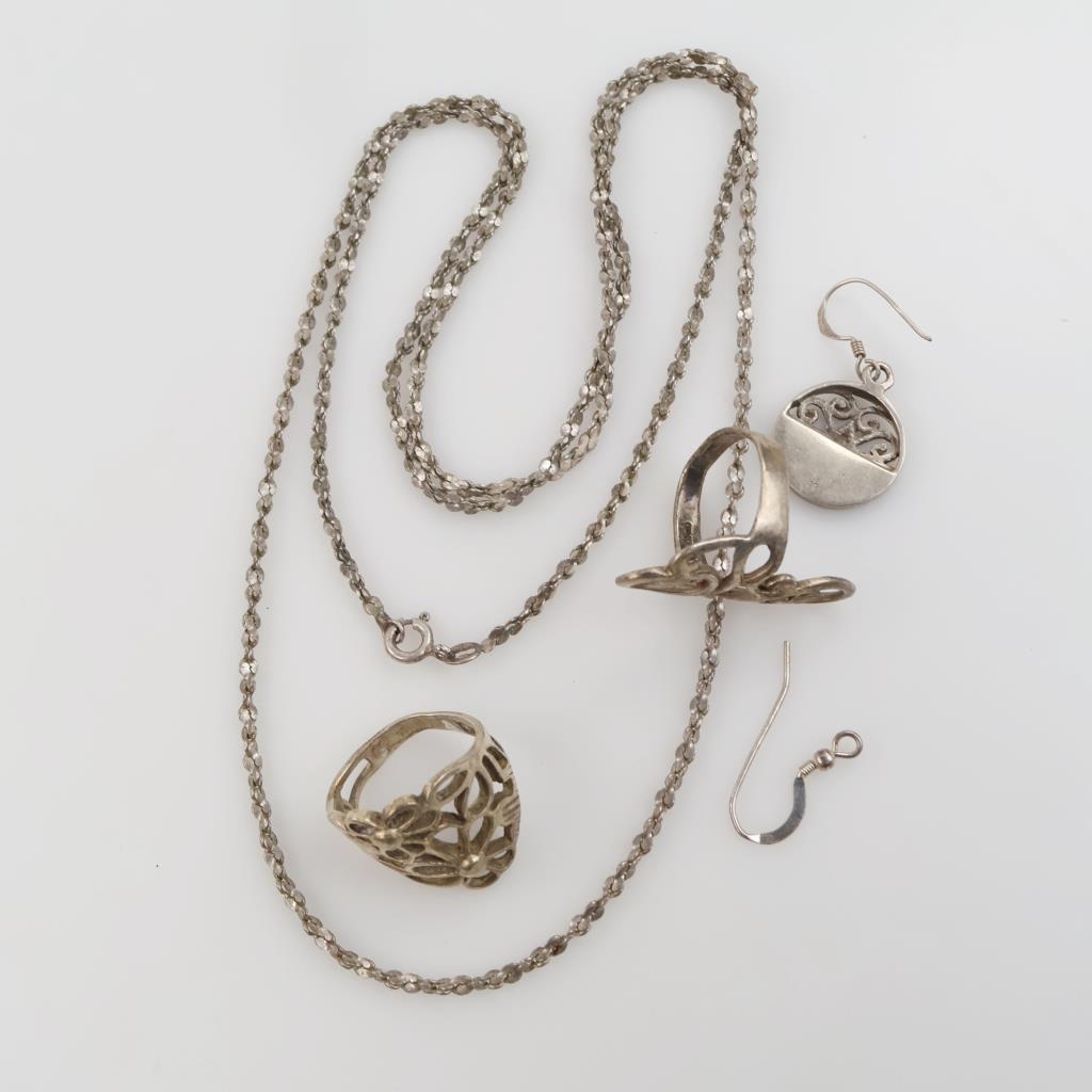 Sterling Silver Jewelry, 5 Pieces