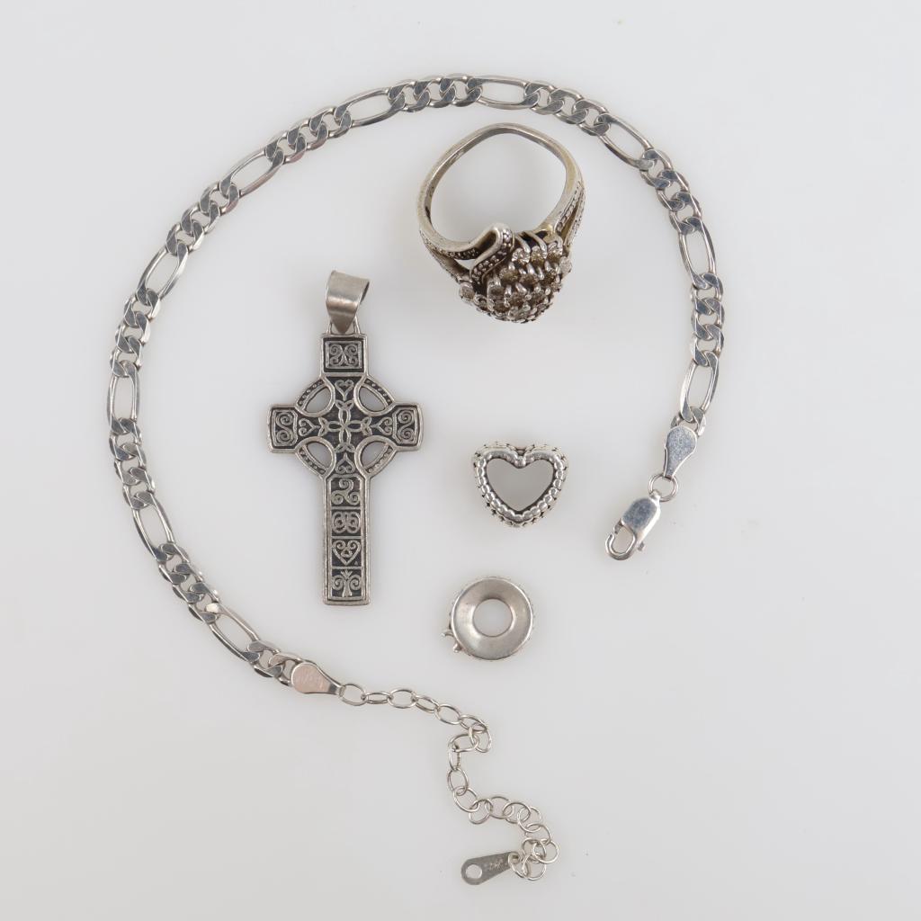 Sterling Silver Jewelry, 5 Pieces