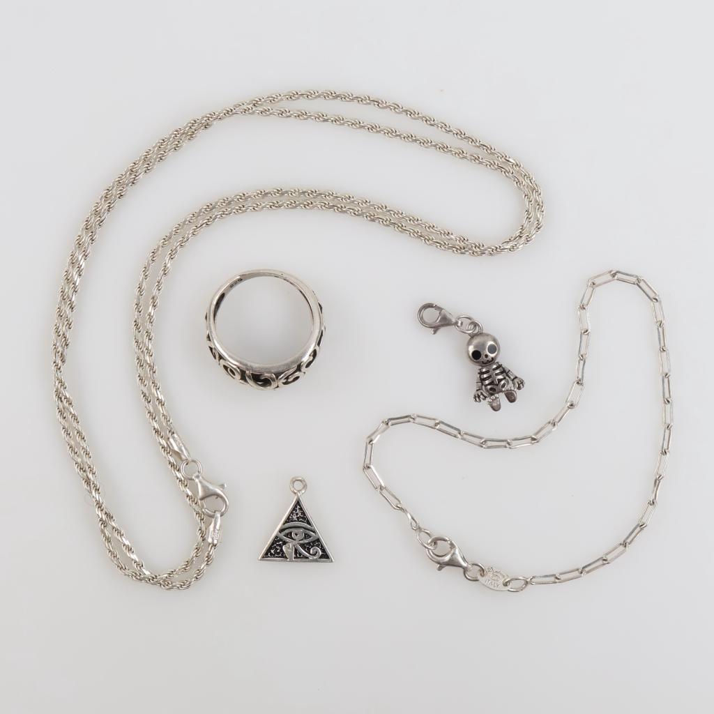 Sterling Silver Jewelry, 5 Pieces
