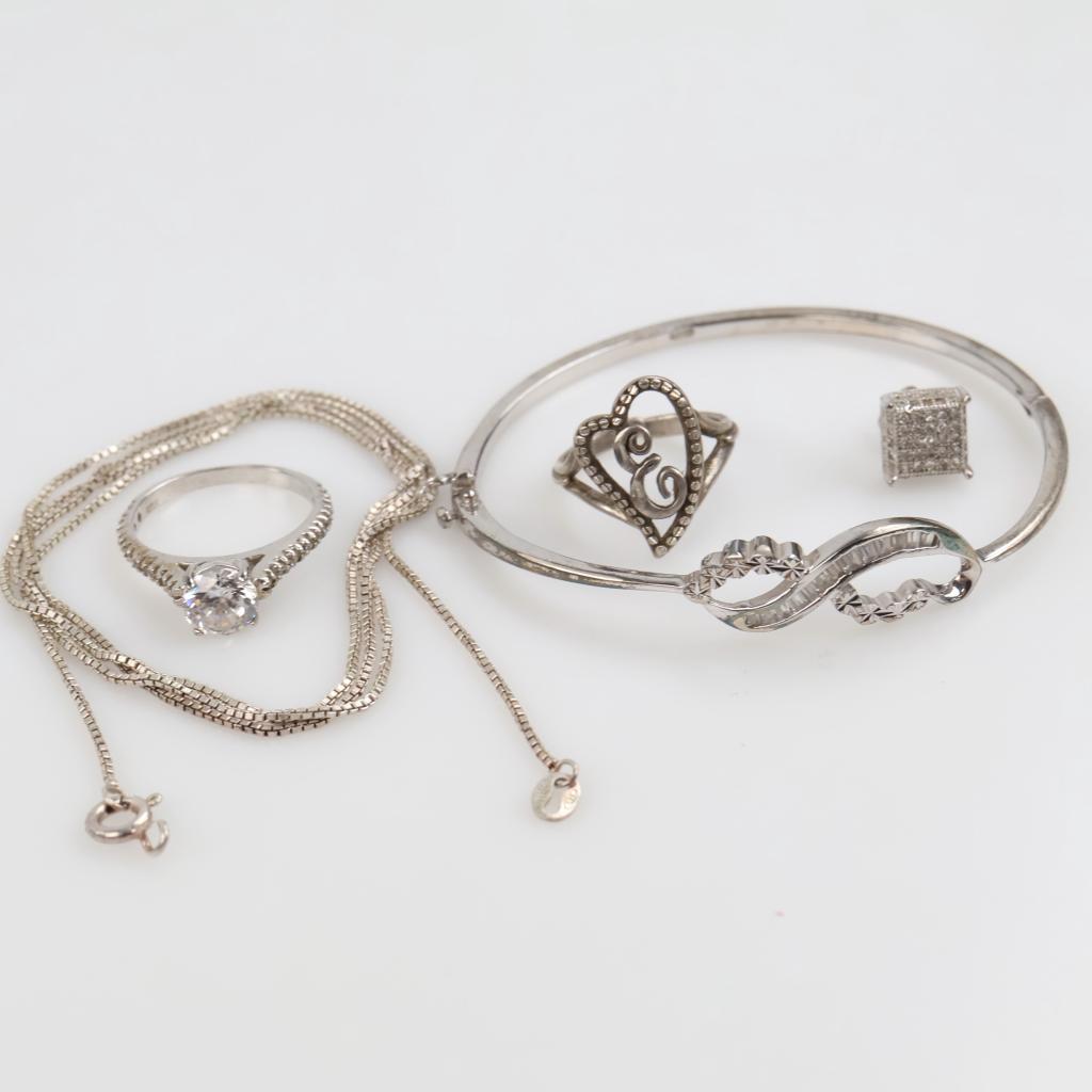 Sterling Silver Jewelry, 5 Pieces
