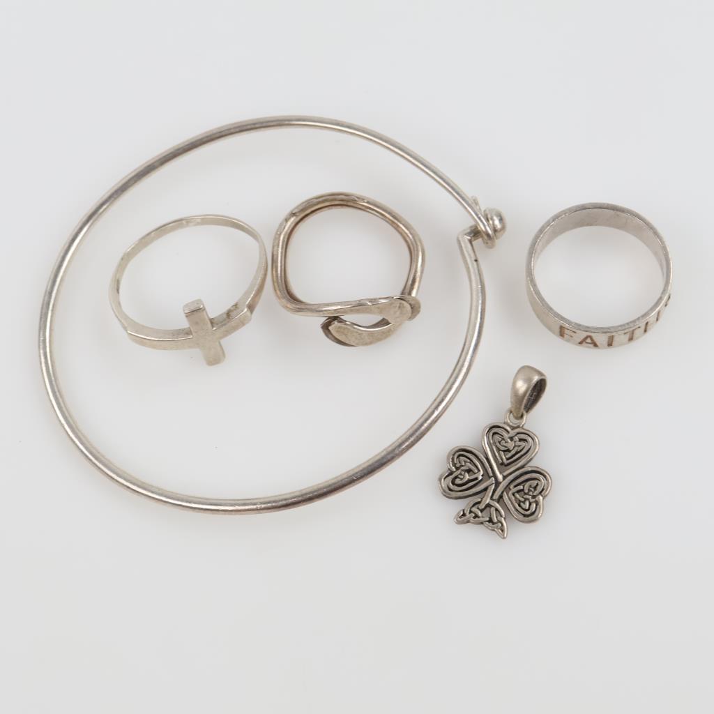 Sterling Silver Jewelry, 5 Pieces