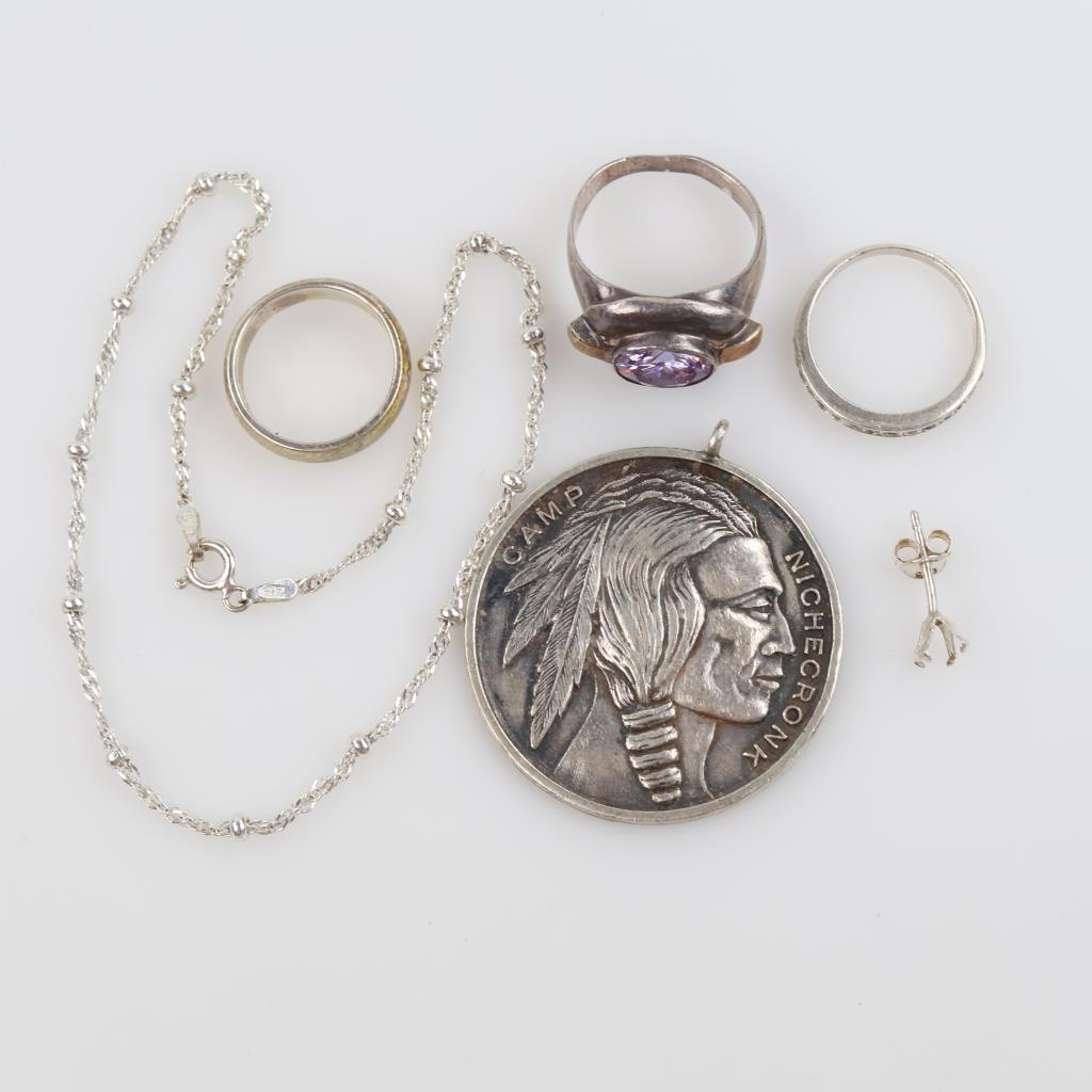 Sterling Silver Jewelry, 6 Pieces