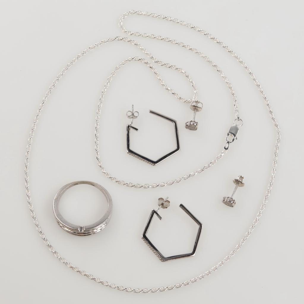 Sterling Silver Jewelry, 6 Pieces