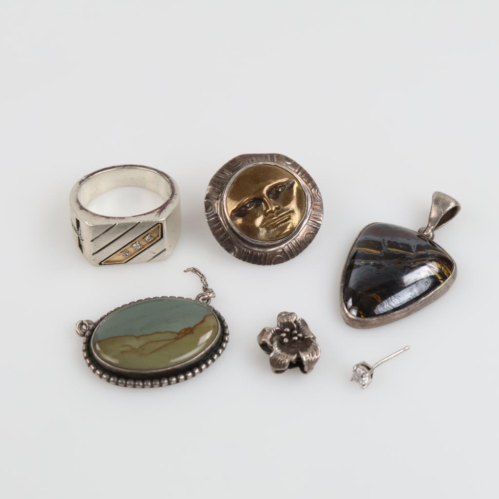 Sterling Silver Jewelry, 6 Pieces