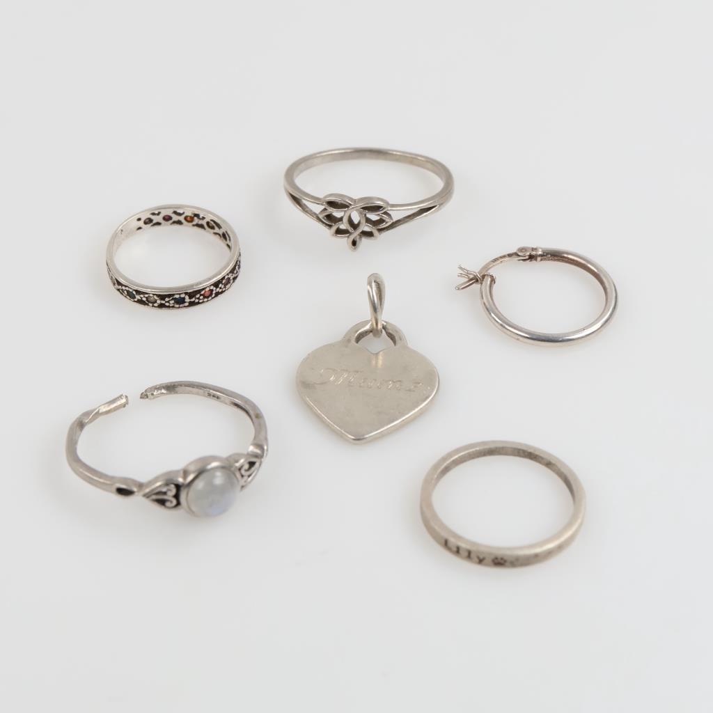 Sterling Silver Jewelry, 6 Pieces