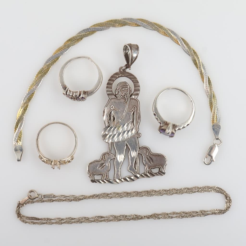 Sterling Silver Jewelry, 6 Pieces