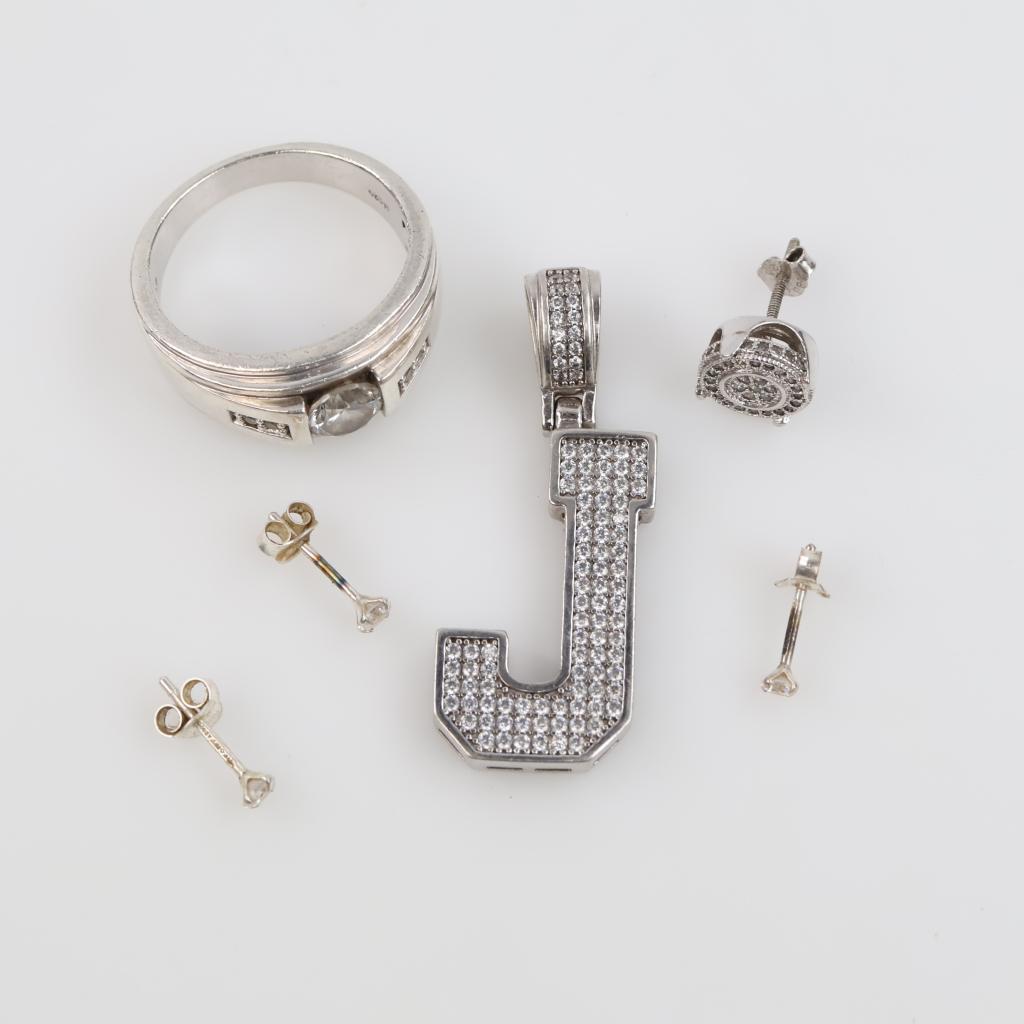 Sterling Silver Jewelry, 6 Pieces