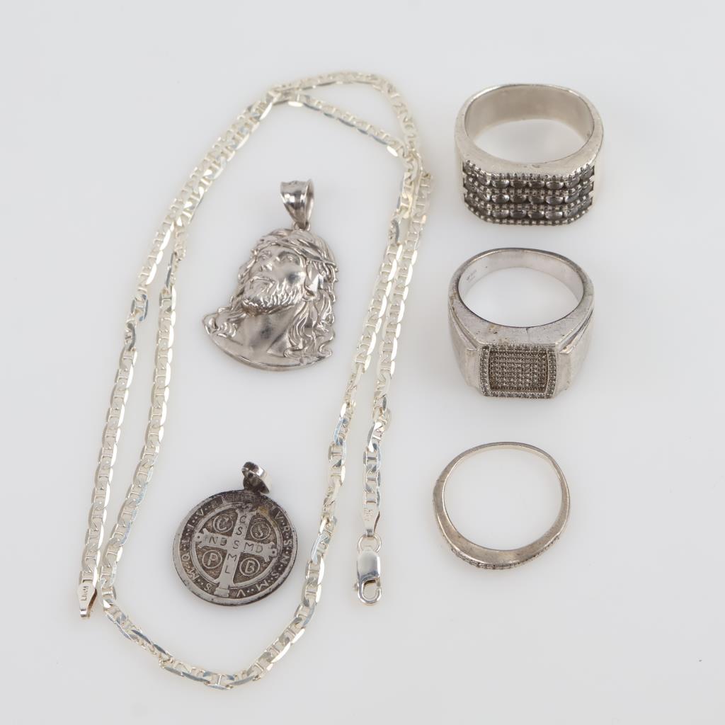 Sterling Silver Jewelry, 6 Pieces