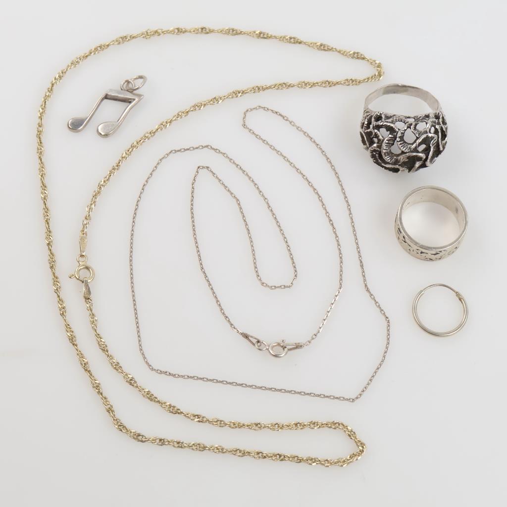 Sterling Silver Jewelry, 6 Pieces