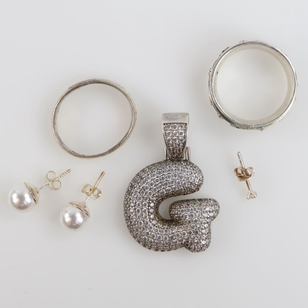 Sterling Silver Jewelry, 6 Pieces