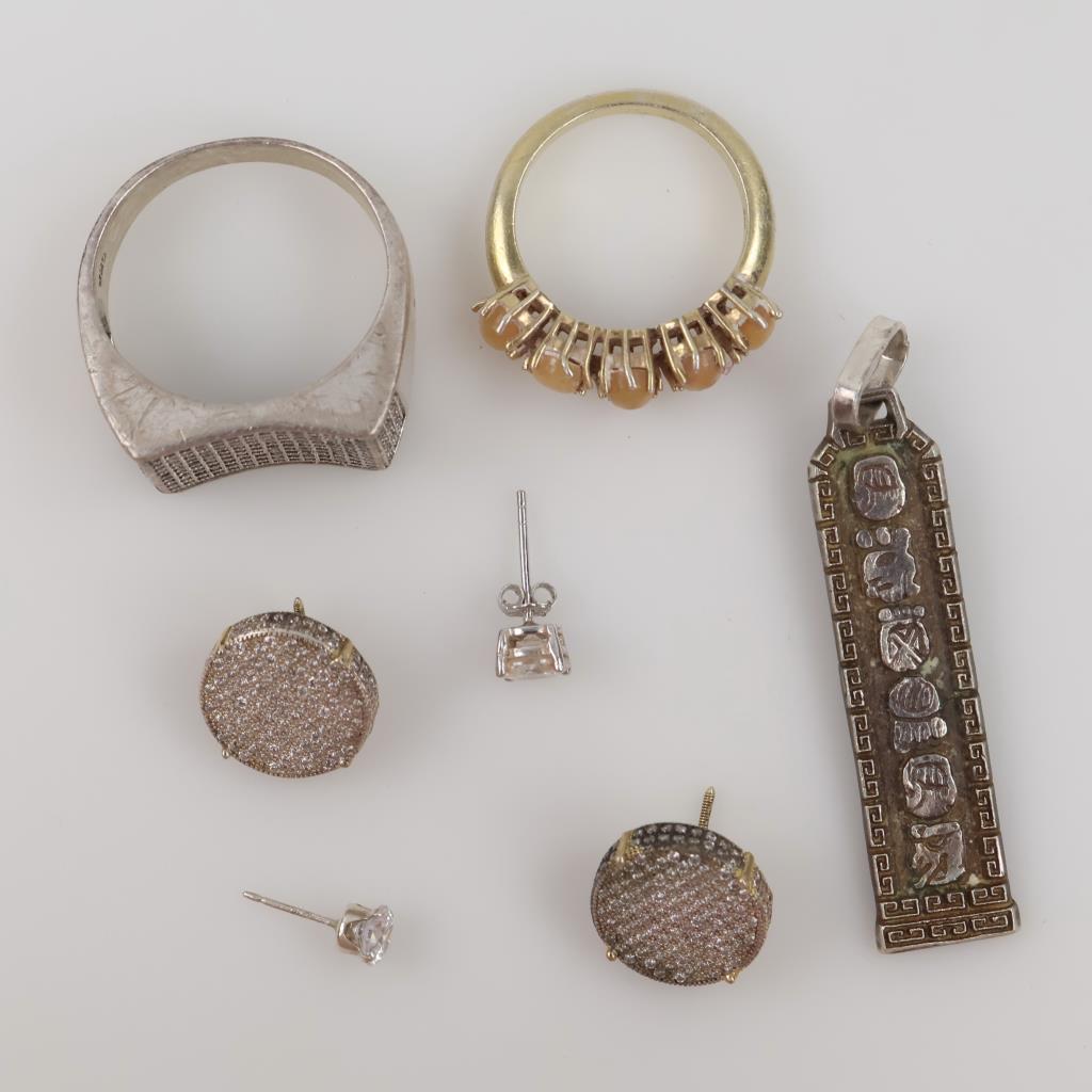 Sterling Silver Jewelry, 7 Pieces