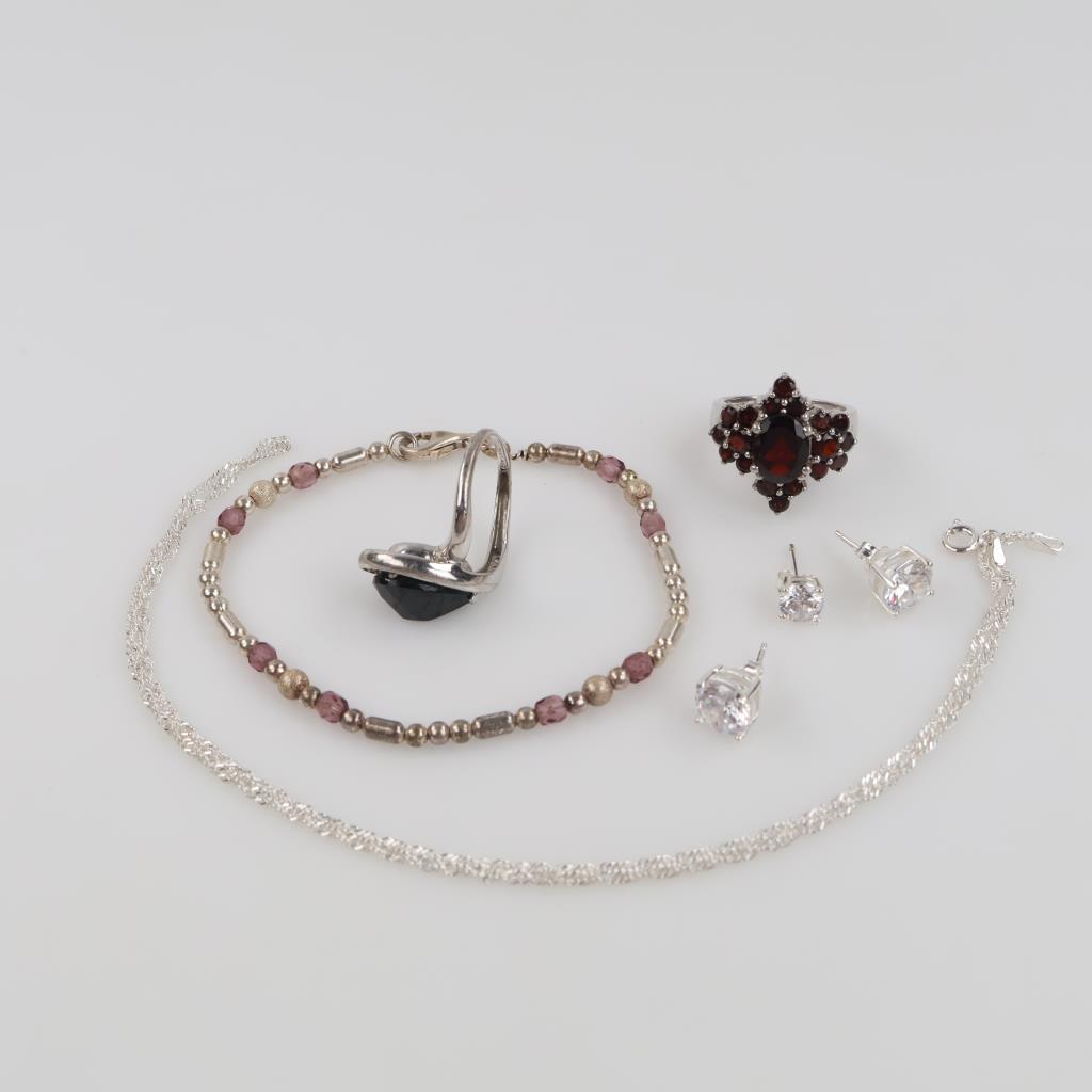 Sterling Silver Jewelry, 7 Pieces