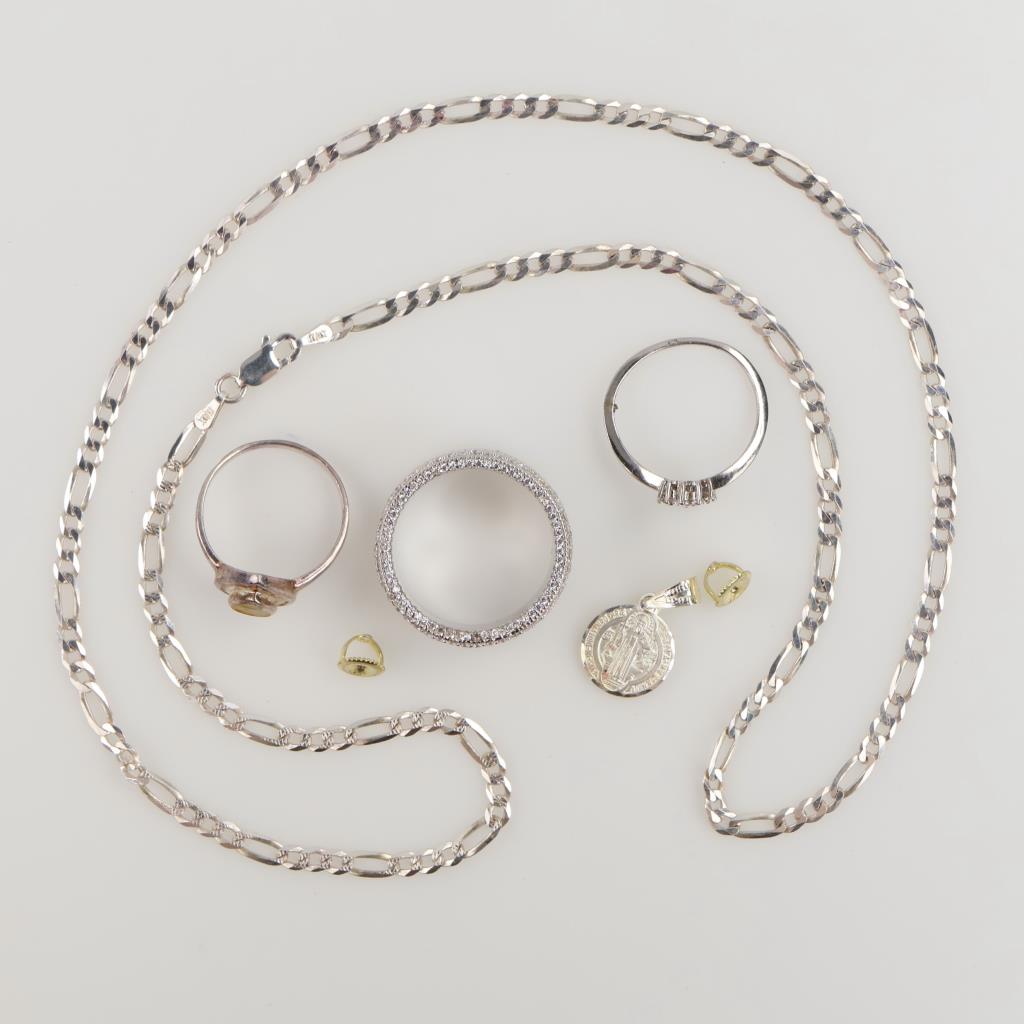 Sterling Silver Jewelry, 7 Pieces