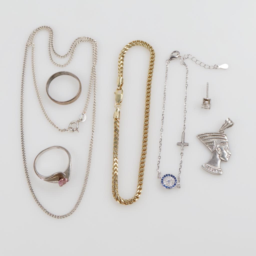 Sterling Silver Jewelry, 7 Pieces