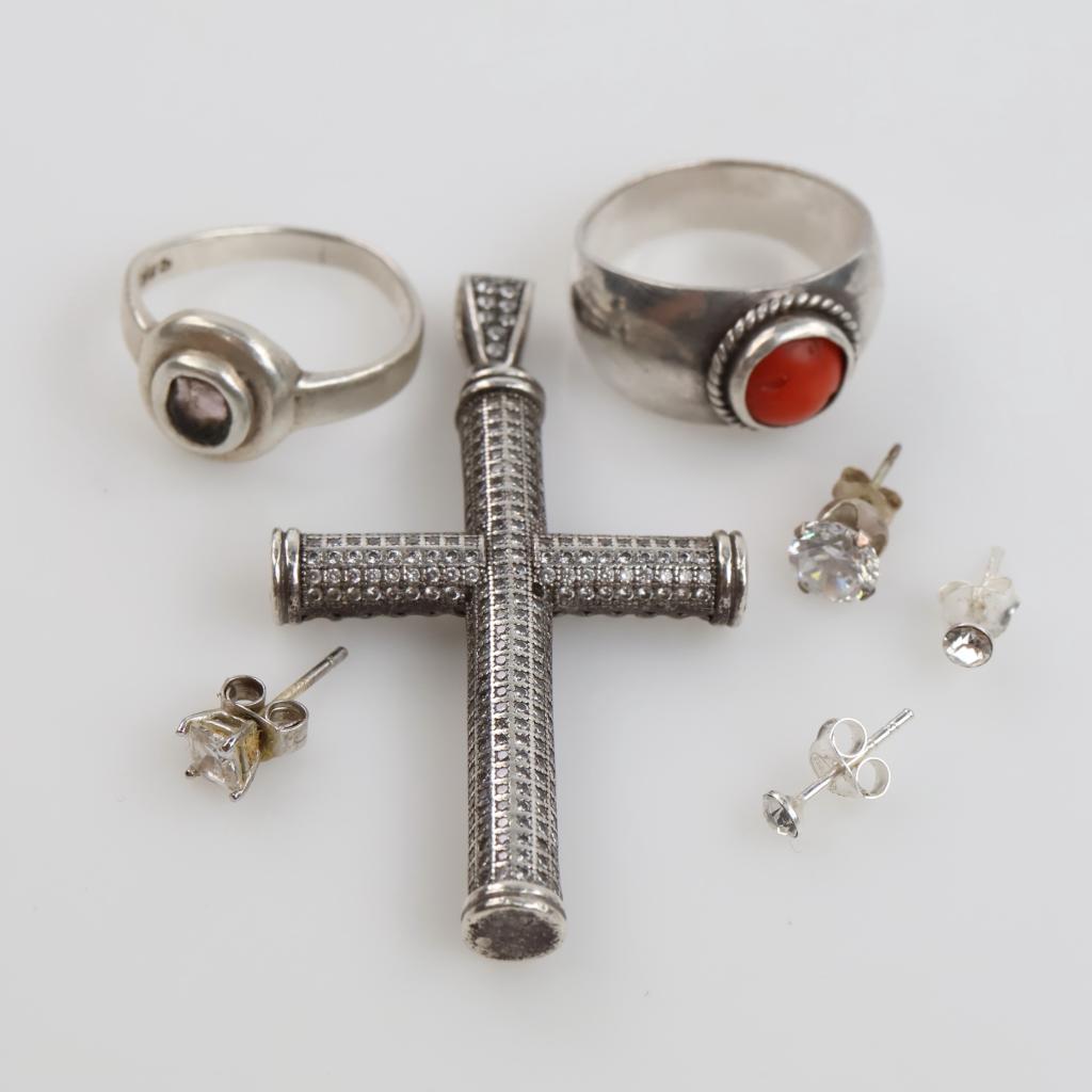 Sterling Silver Jewelry, 7 Pieces