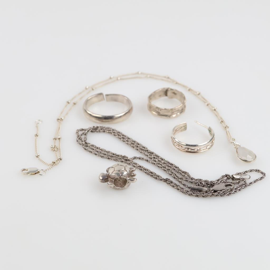 Sterling Silver Jewelry, 7 Pieces