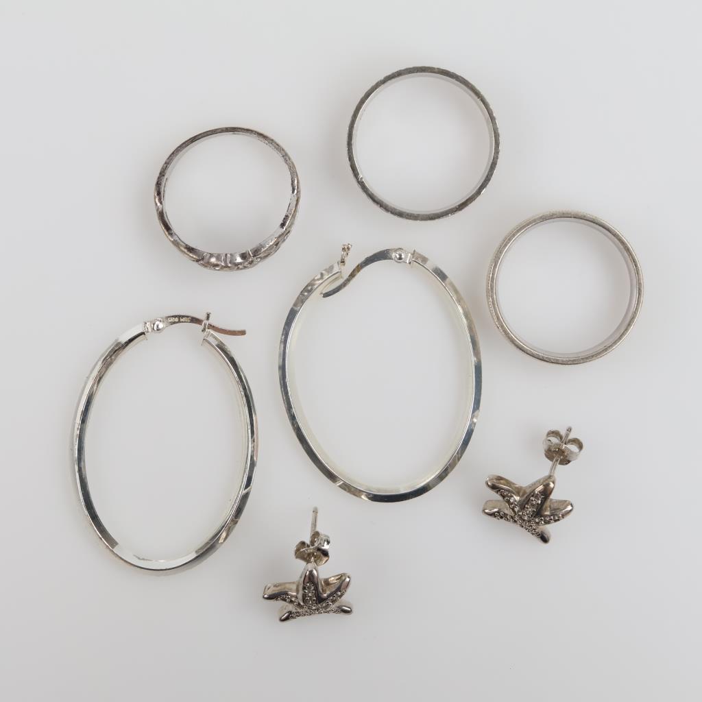 Sterling Silver Jewelry, 7 Pieces