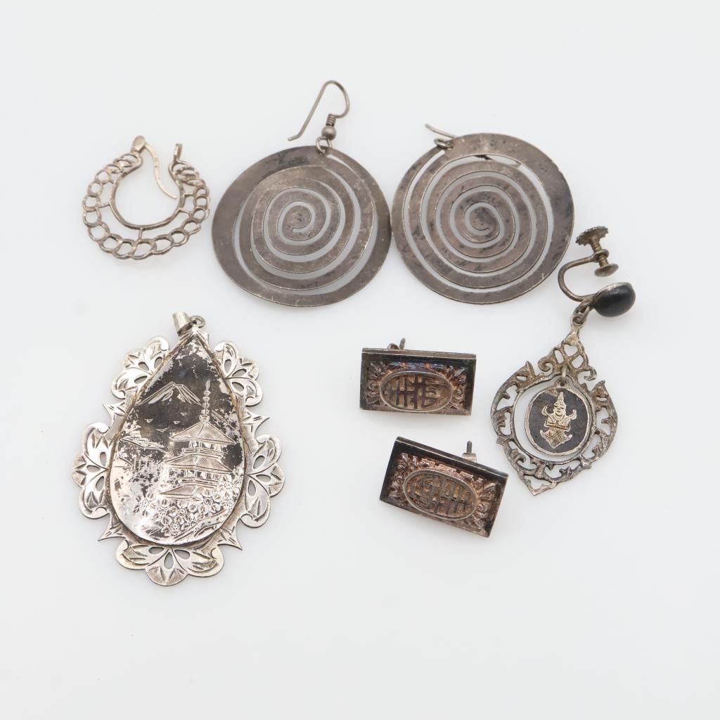 Sterling Silver Jewelry, 7 Pieces