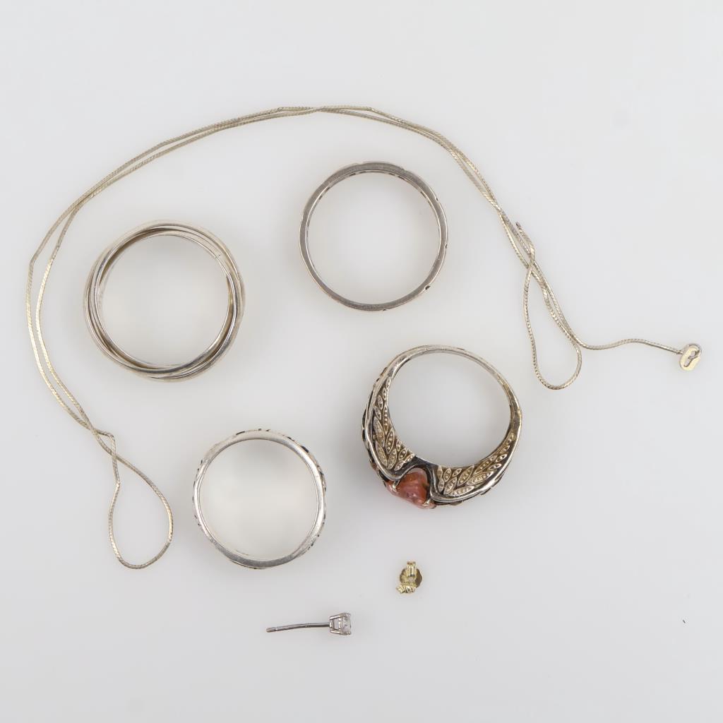 Sterling Silver Jewelry, 7 Pieces