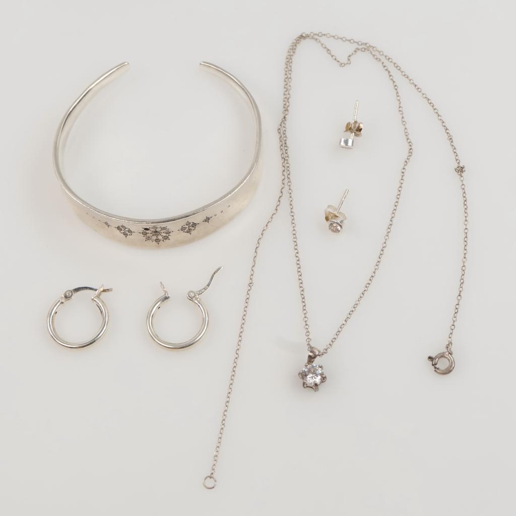 Sterling Silver Jewelry, 7 Pieces