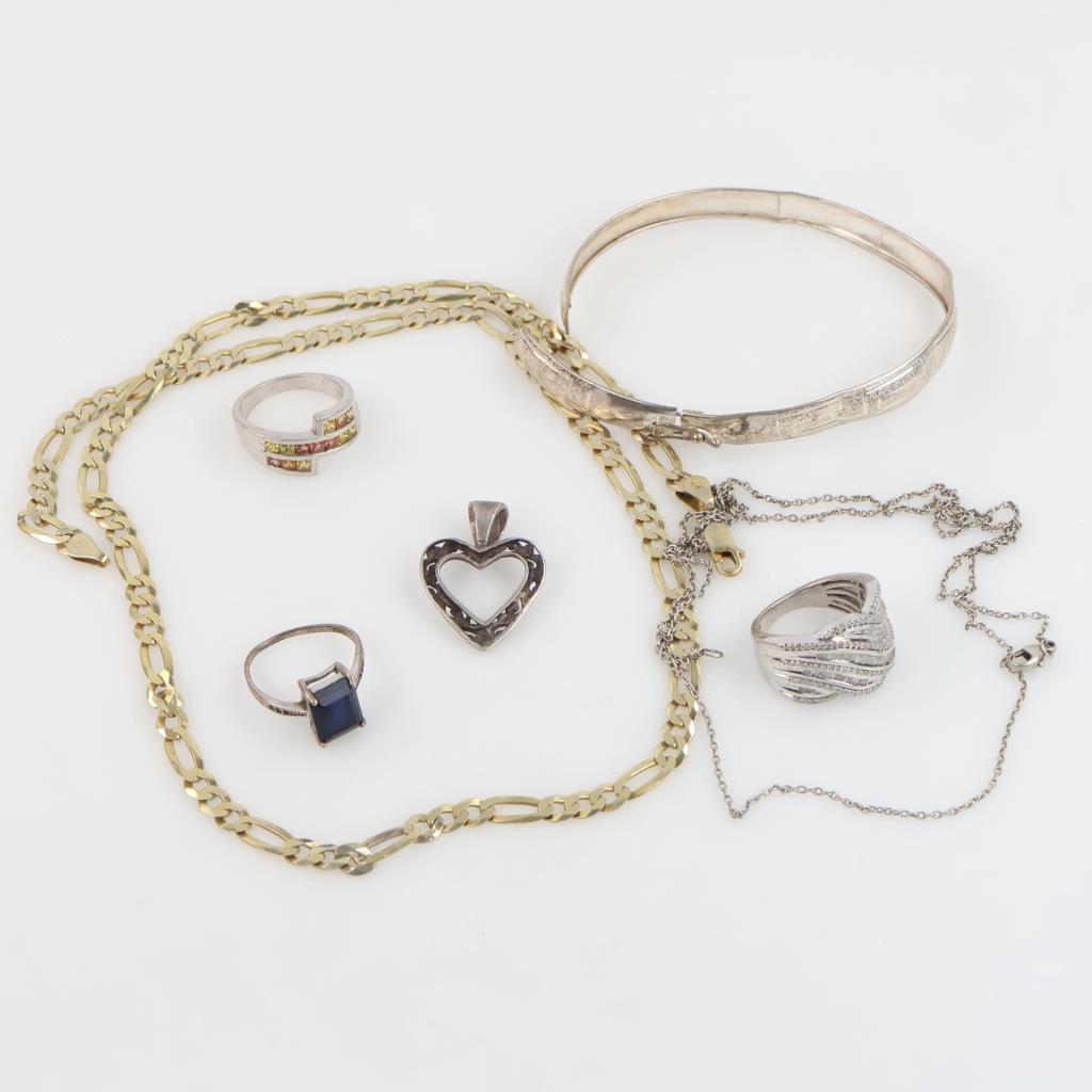 Sterling Silver Jewelry, 7 Pieces