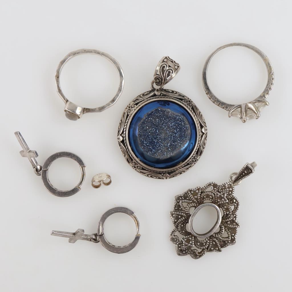 Sterling Silver Jewelry, 7 Pieces