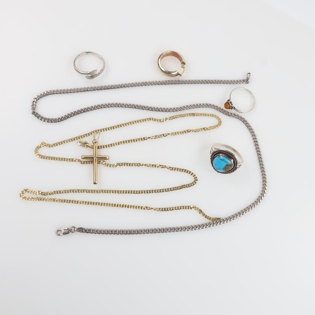 Sterling Silver Jewelry, 7 Pieces