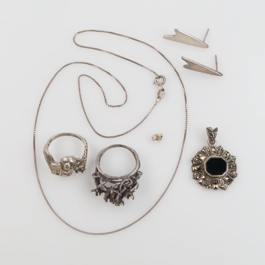 Sterling Silver Jewelry, 7 Pieces