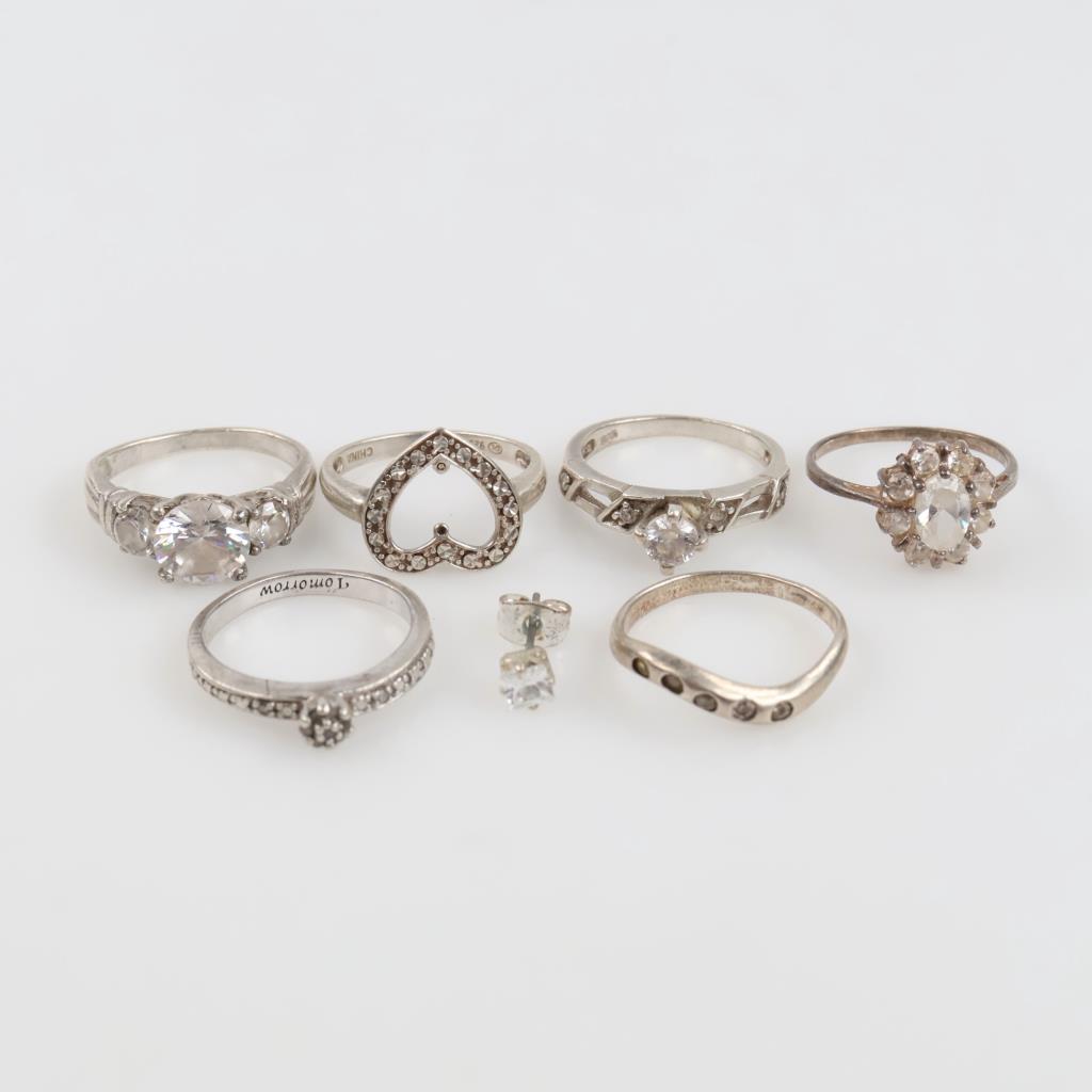 Sterling Silver Jewelry, 7 Pieces