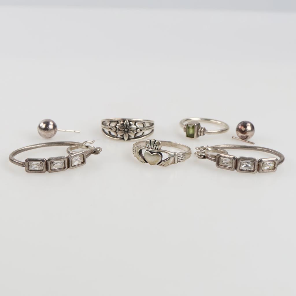 Sterling Silver Jewelry, 8 Pieces