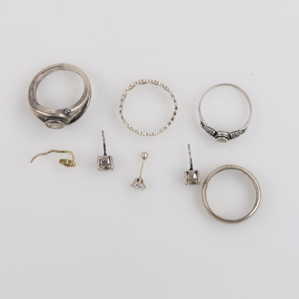 Sterling Silver Jewelry, 8 Pieces
