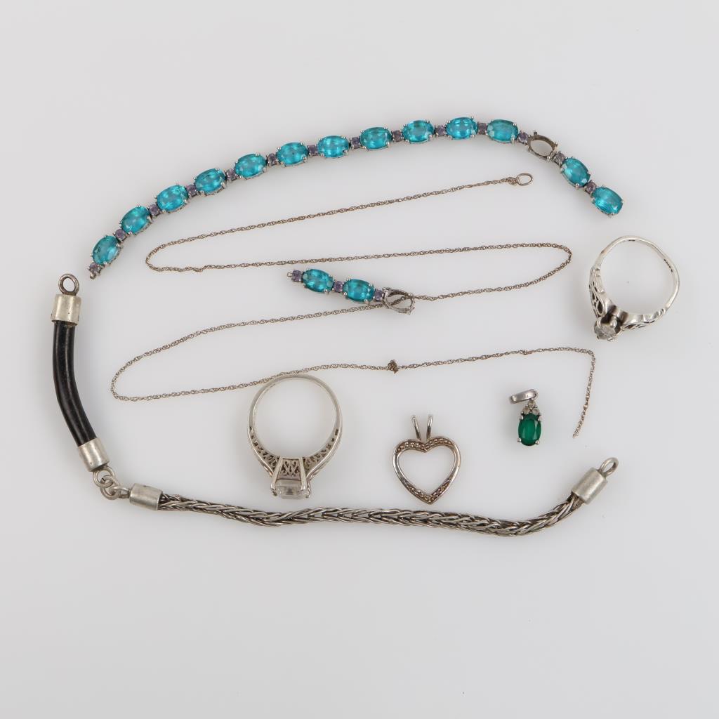 Sterling Silver Jewelry, 8 Pieces