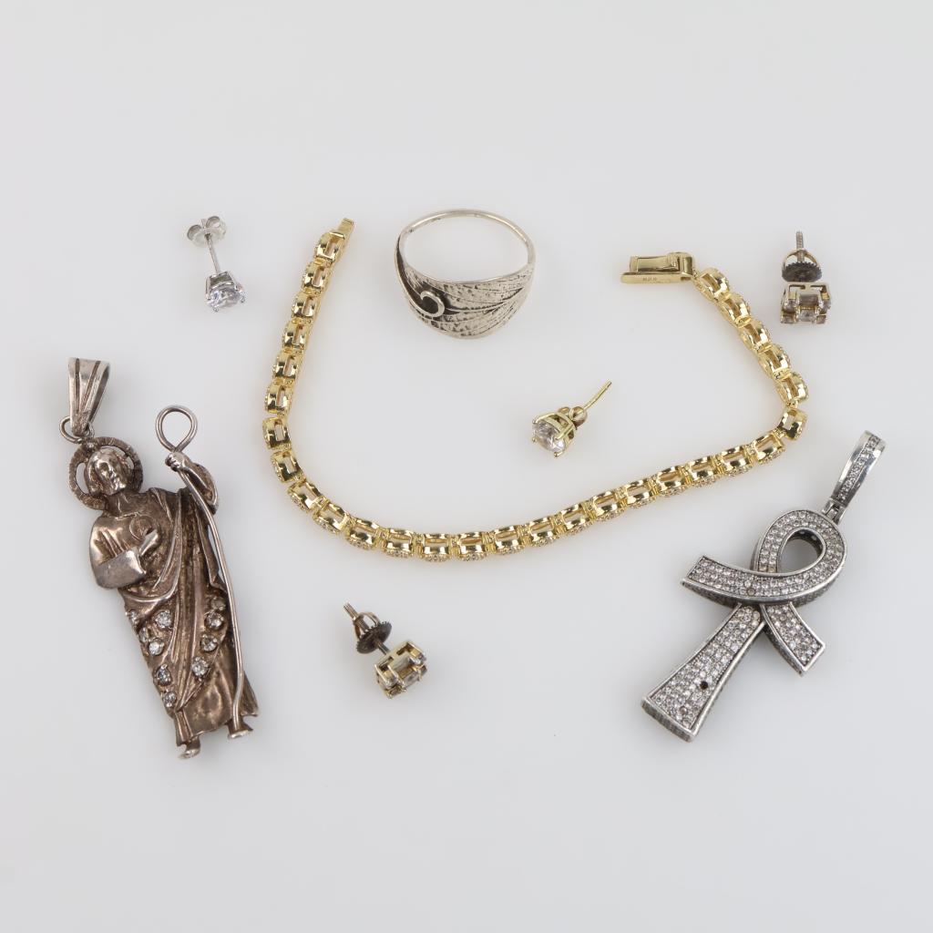 Sterling Silver Jewelry, 8 Pieces